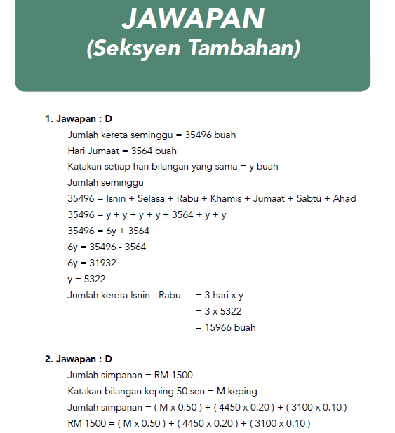 contoh ujian psikometrik tingkatan 3 - Katherine Allan