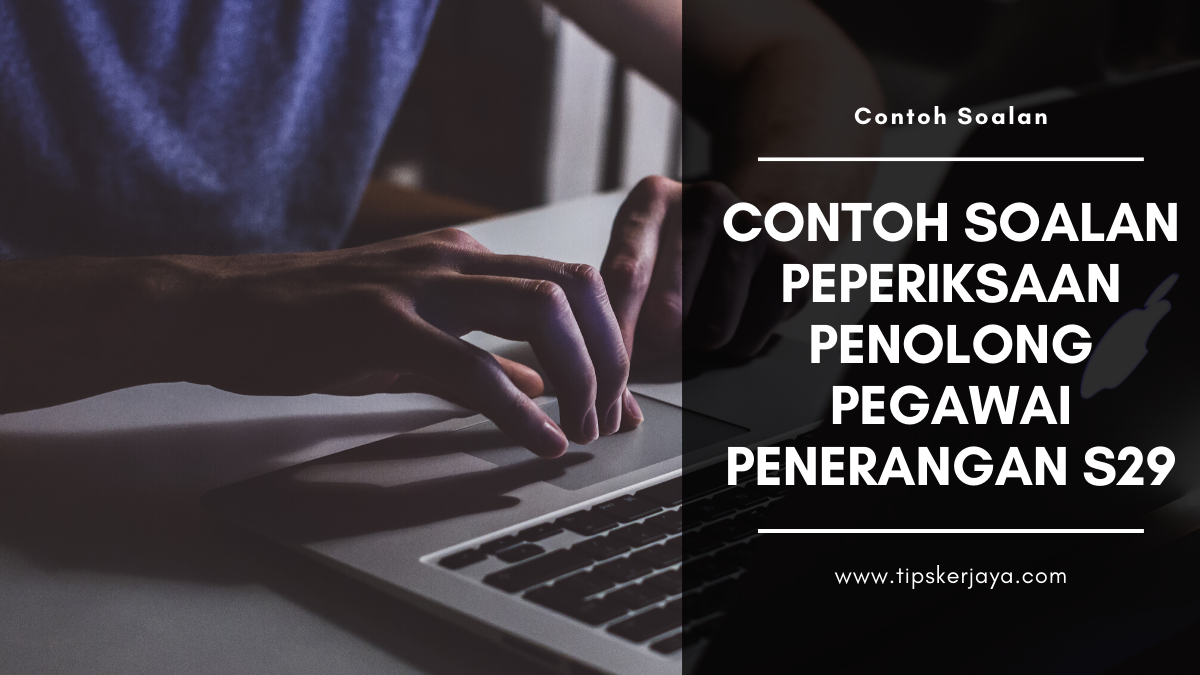 Contoh Soalan Peperiksaan Penolong Pegawai Penerangan Gred 